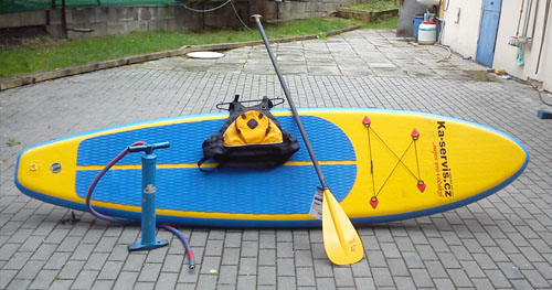 Paddleboard na hodinu