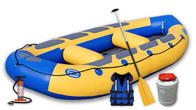 raftov� �lun Replay 380 (4/5 m�stn�), p�dla, barely, vesty, pumpa